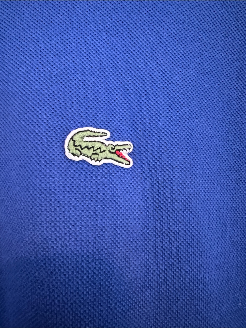 Lacoste Men's 100% Cotton Blue Golf Preppy Classic Polo Shirt-4XL - Picture 3 of 7